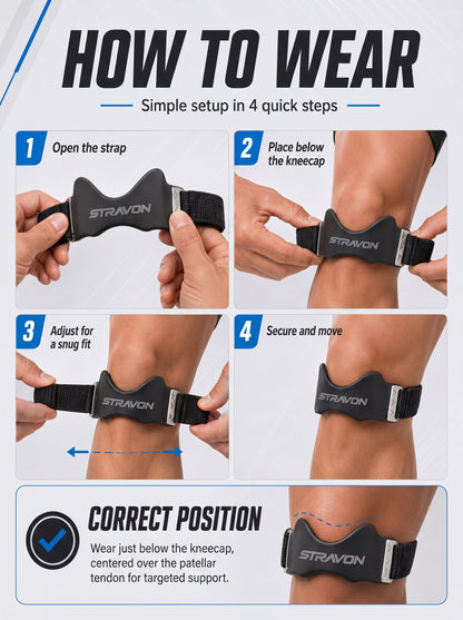 STRAVON PRECISION STRAP — PREMIUM ADJUSTABLE SUPPORT STRAP